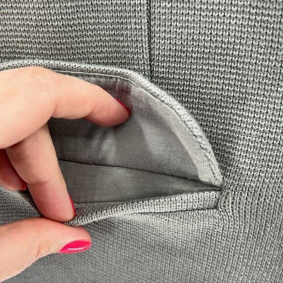 Whistles Women's Knit Two Button Blazer - Gray - 6 - Picture 4 of 8